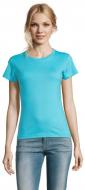 Футболка женская Sol's Imperial Women 11502225 р.L бирюзовый