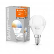 Лампа світлодіодна Ledvance SMART+ WiFi Mini bulb Tunable White 5 Вт P45 матова E14 220 В 2700-6500 К