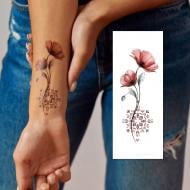 Тату временное Arley Sign Цветок нации