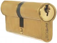 Цилиндр Apecs EC-60-G (CIS) 046300 30x30 ключ-ключ 60 мм желтый