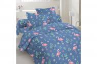 Комплект постельного белья Flamingo двуспальный с рисунком ТЕП