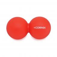 Масажний м'яч Cornix Lacrosse DuoBall 6,3x12,6 см XR-0112 Red