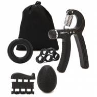 Набор эспандеров для фитнеса Cornix Hand Grip Workout Kit 5 шт. XR-0269 Black