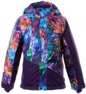 Куртка для девочки HUPPA ALEX 1 р.158 темно-лиловый с принтом 17800130-11483-158 
