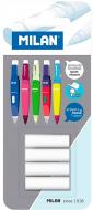 Набор ластиков сменных к механическим карандашам 4шт MILAN Набор ластиков сменных к механическим карандашам 4шт MILAN