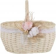Кошик плетений з декором 36х28х18 см EPR-250821-1