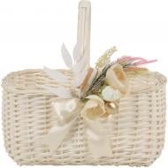 Кошик плетений з декором 36х28х18 см EPR-250821-4