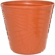 Кашпо пластиковое Prosperplast Capri 28 см 0135 круглый (0135) терракот/