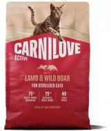 Корм сухой для кошек Carnilove Lamb & Wild Boar Sterilised ягненок и дикий кабан 2 кг