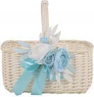 Корзинка плетеная з декором 36х28х18 см EPR-250821-8