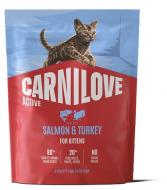 Корм сухой для кошек Carnilove Salmon & Turkey Kitten для котят лосось и индейка 400 г