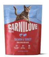 Корм сухой для кошек Carnilove Salmon & Turkey Sterilised лосось и индейка 400 г
