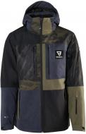Куртка Brunotti Aracin-Patchwork Mens Snowjacket 2021123084-0532 р.S черный