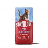 Корм сухой для кошек Carnilove Salmon & Turkey Sterilised лосось и индейка 6 кг