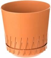 Горшок пластиковый Prosperplast Queen 12 см 0210 круглый терракот (0210)