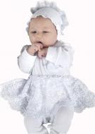 Комплект одежды на выписку для девочек белый р.50-56 03-00627-1