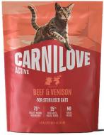 Корм сухой для кошек Carnilove Beef & Venison Sterilised говядина и оленина 400 г
