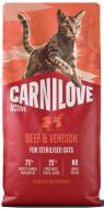 Корм сухой для кошек Carnilove Beef & Venison Sterilised говядина и оленина 6 кг