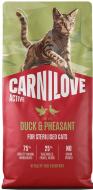Корм сухой для кошек Carnilove Duck & Pheasant Sterilised утка и фазан 6 кг