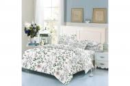 Комплект постельного белья Nature евро цветочный принт ТЕП