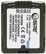 Аккумулятор EXTRADIGITAL Panasonic VW-VBG130 Chip 1400мА*ч (BDP2587)