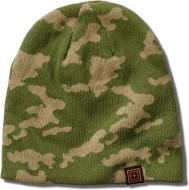 Шапка 5.11 Tactical jacquard beanie fatigue camo р.one size зеленый камуфляж