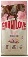 Корм сухий для собак Carnilove Turkey індичка 12 кг