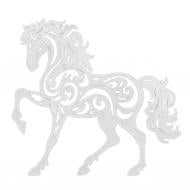 Подвеска MIS LT Лошадка ажурная 11 см белый Подвеска MIS LT Лошадка ажурная 11 см белый