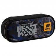 Пенал Beast mode K25-599-8 KITE черный с узором