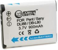 Аккумулятор EXTRADIGITAL для Sanyo DB-L80 900мА*ч (BDS2638)