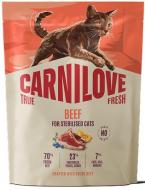 Корм сухой для кошек Carnilove Beef Sterilised говядина 400 г