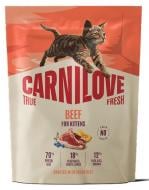 Корм сухой для кошек Carnilove Beef Kitten для котят говядина 400 г