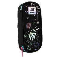 Пенал Monster High MH25-599 KITE черный с узором