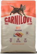 Корм сухой для кошек Carnilove Beef Kitten для котят говядина 2 кг