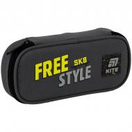 Пенал Free Style K25-662-14 KITE серый с рисунком