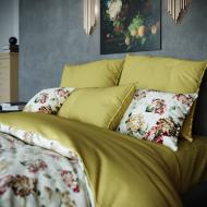 Комплект постельного белья Скарлет семейный цветочный принт ТЕП