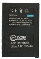 Аккумулятор EXTRADIGITAL JVC BN-VM200U 700мА*ч (DV00DV1327)