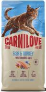 Корм сухой для кошек Carnilove Fish & Turkey Sterilised рыба и индейка 6 кг
