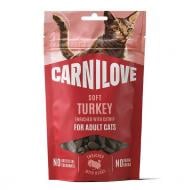 Лакомство для котов Carnilove Soft Snack Turkey with Catnip мягкие индейка и кошачья мята 50 г Лакомство для котов Carnilove Soft Snack Turkey with Catnip мягкие индейка и кошачья мята 50 г