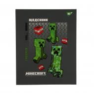 Дневник школьный твердый Minecraft Creeper YES
