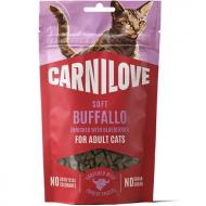 Лакомство для котов Carnilove Soft Snack Buffalo with Blueberries мягкие буйвол и голубика 50 г