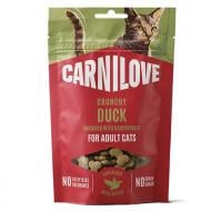 Лакомство для котов Carnilove Crunchy Snack Duck with Raspberries хрустящие утка и малина 50 г