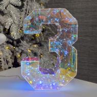 Светильник декоративный MIS LT LED Цифра Три 25 см