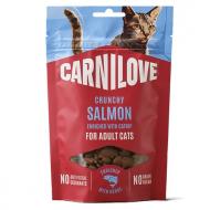 Лакомство для котов Carnilove Crunchy Snack Salmon with Catnip хрустящие лосось и кошачья мята 50 г