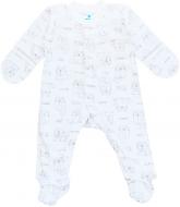 Комбинезон унисекс Minikin 224703 р.50 белый с рисунком 22470350