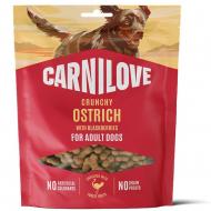 Лакомство для собак Carnilove Crunchy Snack Ostrich with Blackberries хрустящие страус и ежевика 200 г