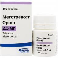 Метотрексат Оріон №100 у флак. таблетки 2,5 мг