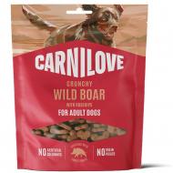 Ласощі для собак Carnilove Crunchy Snack Wild Boar with Rosehips хрусткі дикий кабан і шипшина 200 г