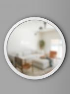 Зеркало настенное Luxury Wood Perfection Slim ясень снежно-белый D600 мм