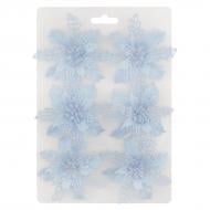 Набір новорічного декору MIS LT Різдвяник міні 6 шт. блакитний